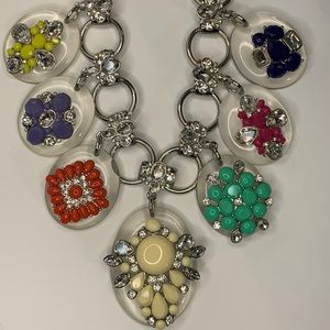 CLUSTER OF STONES AND CRYSTALS NECKLACE